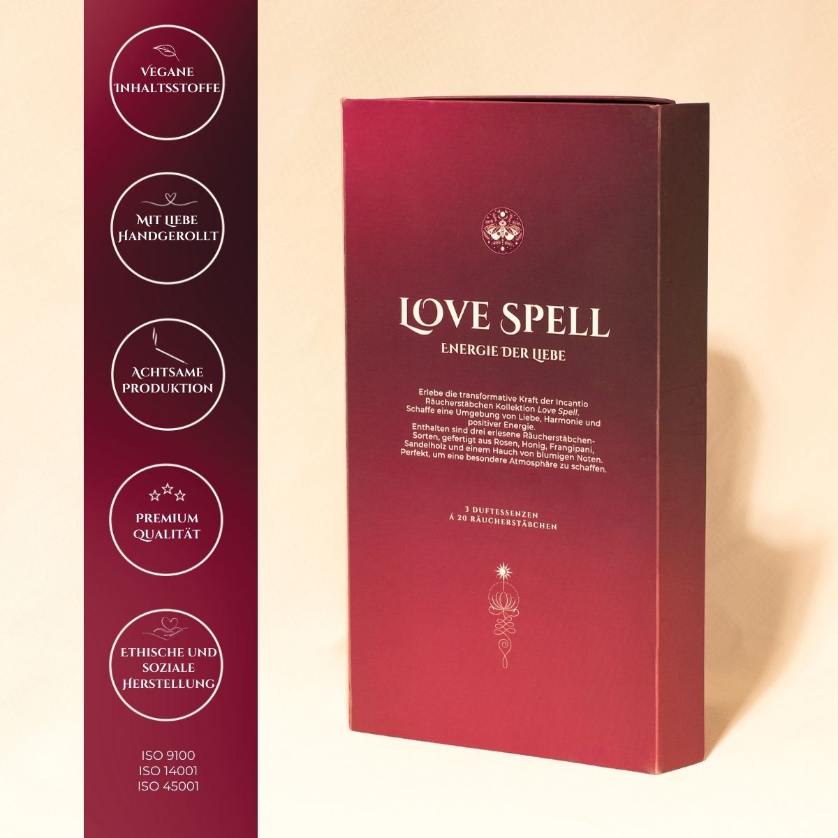 Love Spell Räucherstäbchen Set