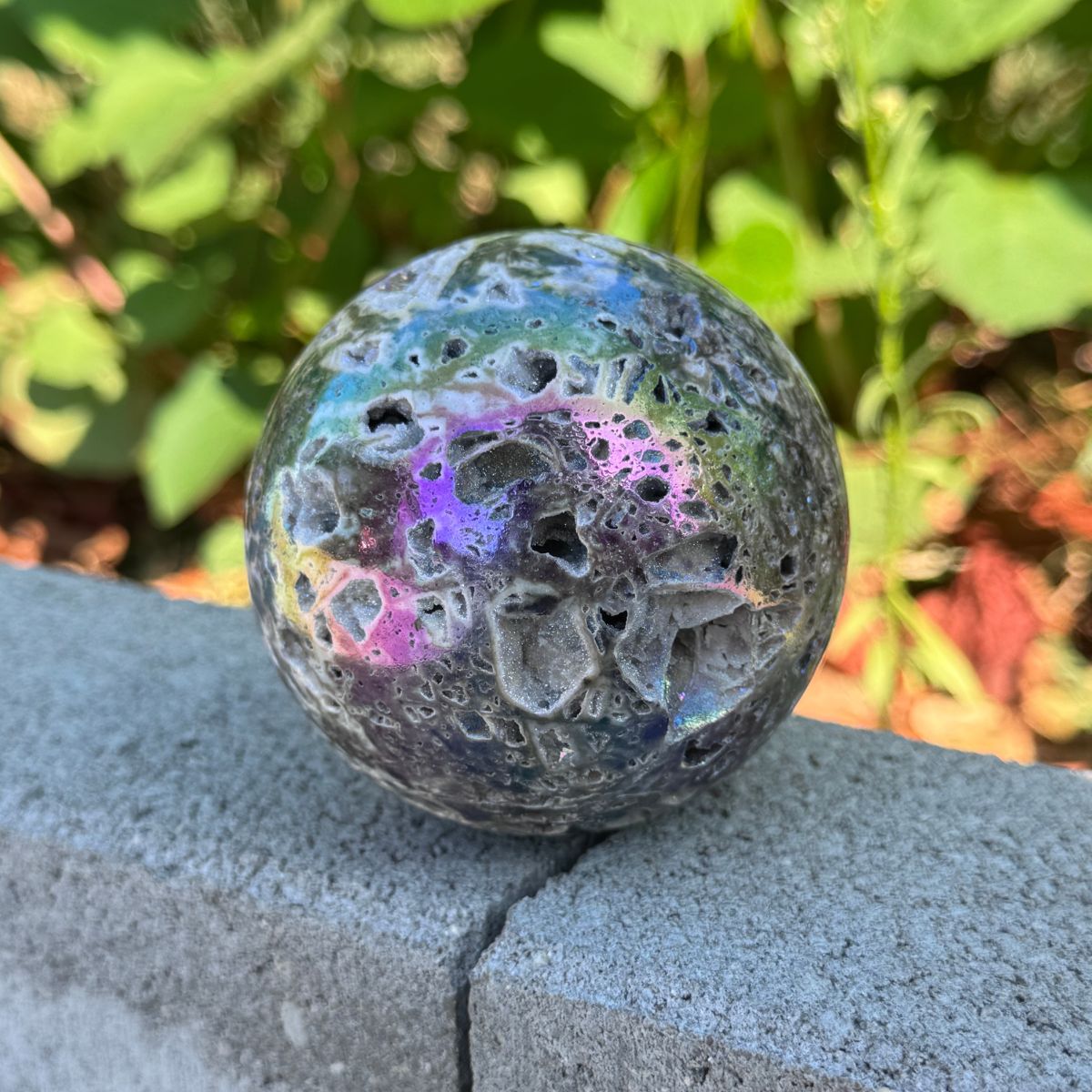 COSMIC AURA | Angel Aura Quarz Drusenkugel