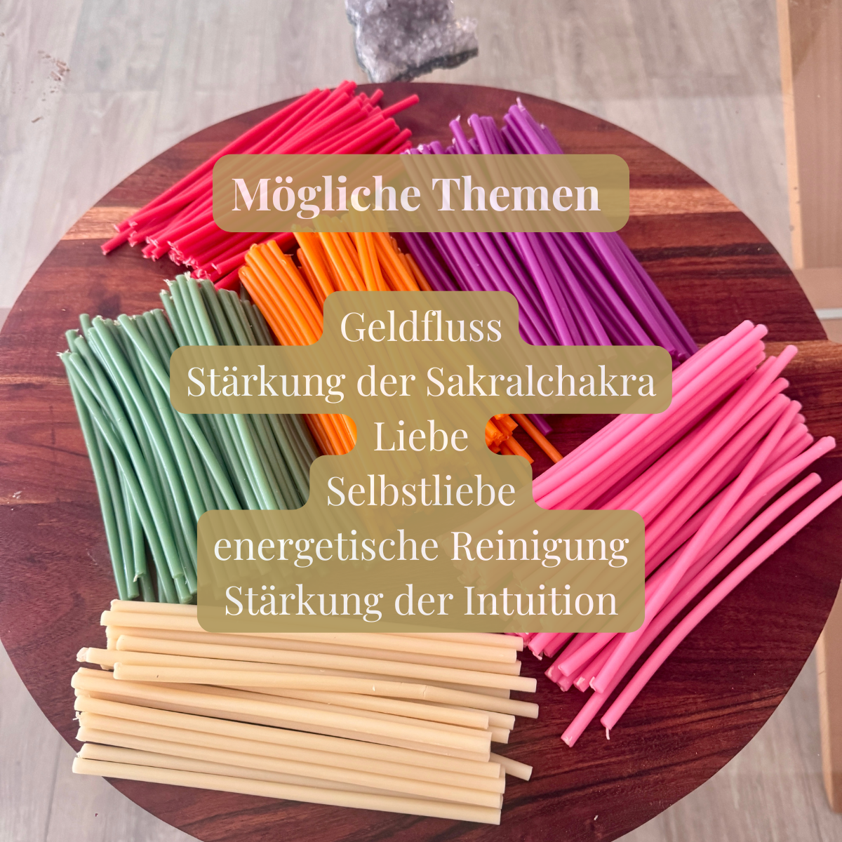 Personalisierte Express Ritualkerze