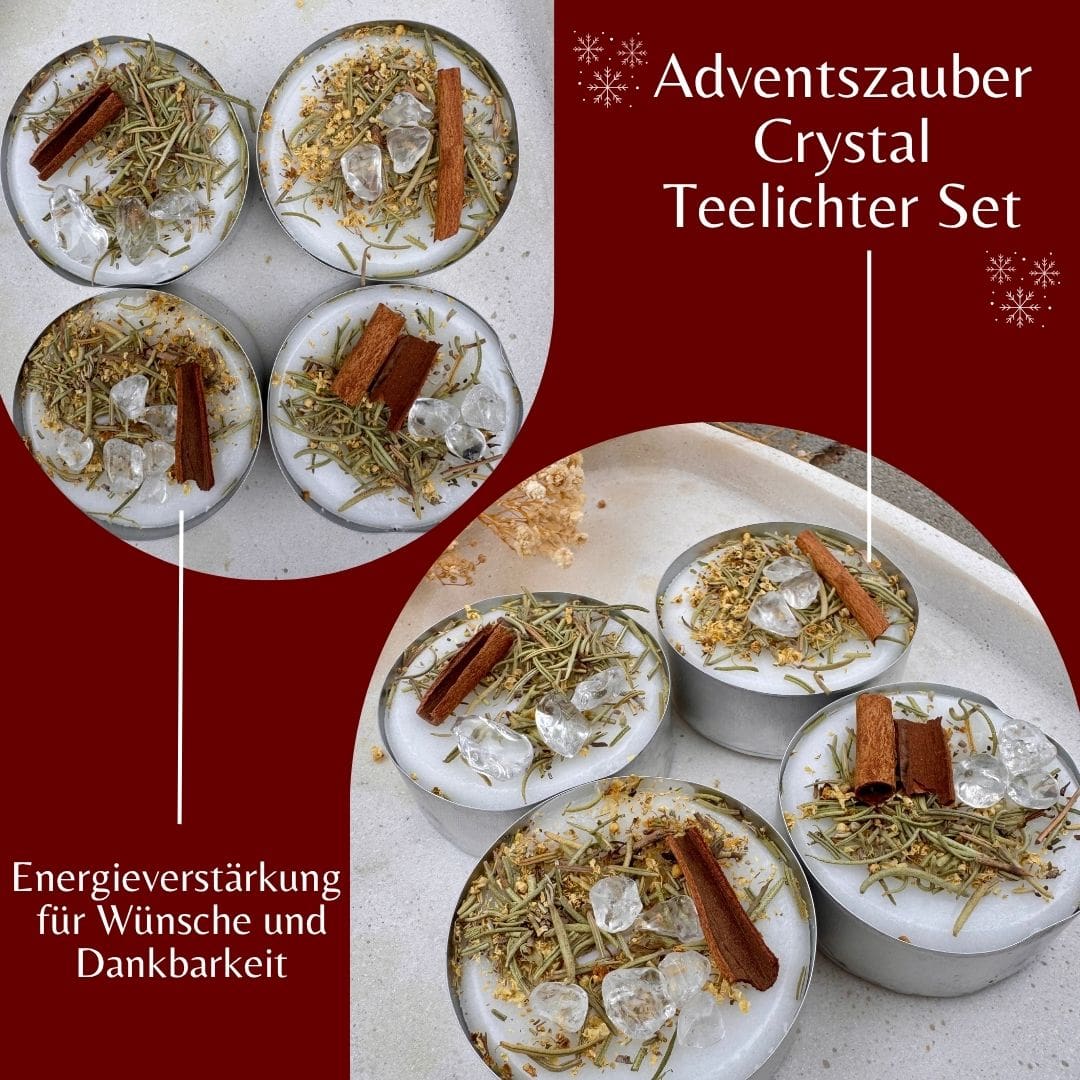 Adventszauber Crystal Teelicht Set