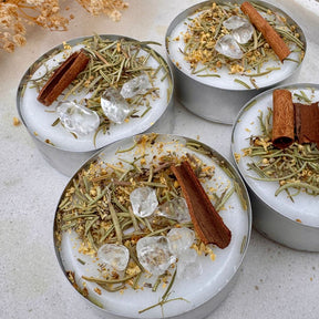 Adventszauber Crystal Teelicht Set - thatspiritualshop.de