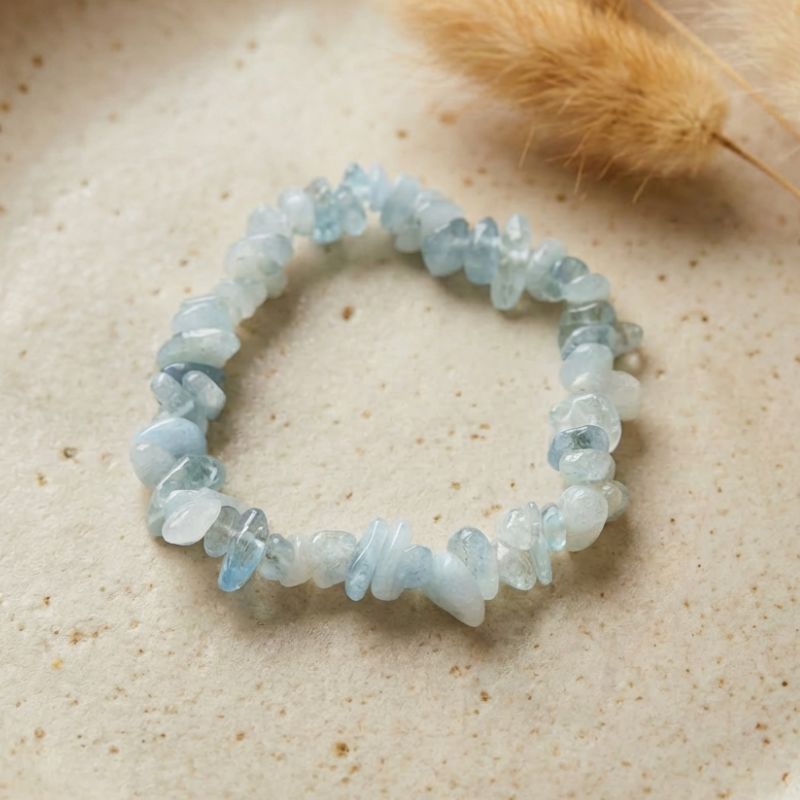 AQUAMARIN ENERGY Splitterarmband - thatspiritualshop.de