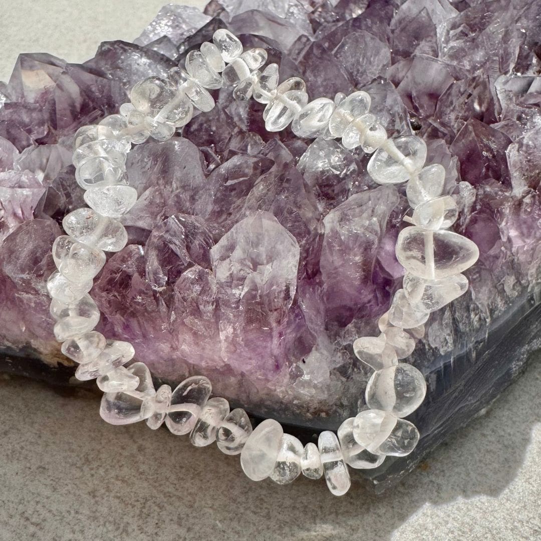 BERGKRISTALL ENERGY SPLITTERARMBAND - thatspiritualshop.de