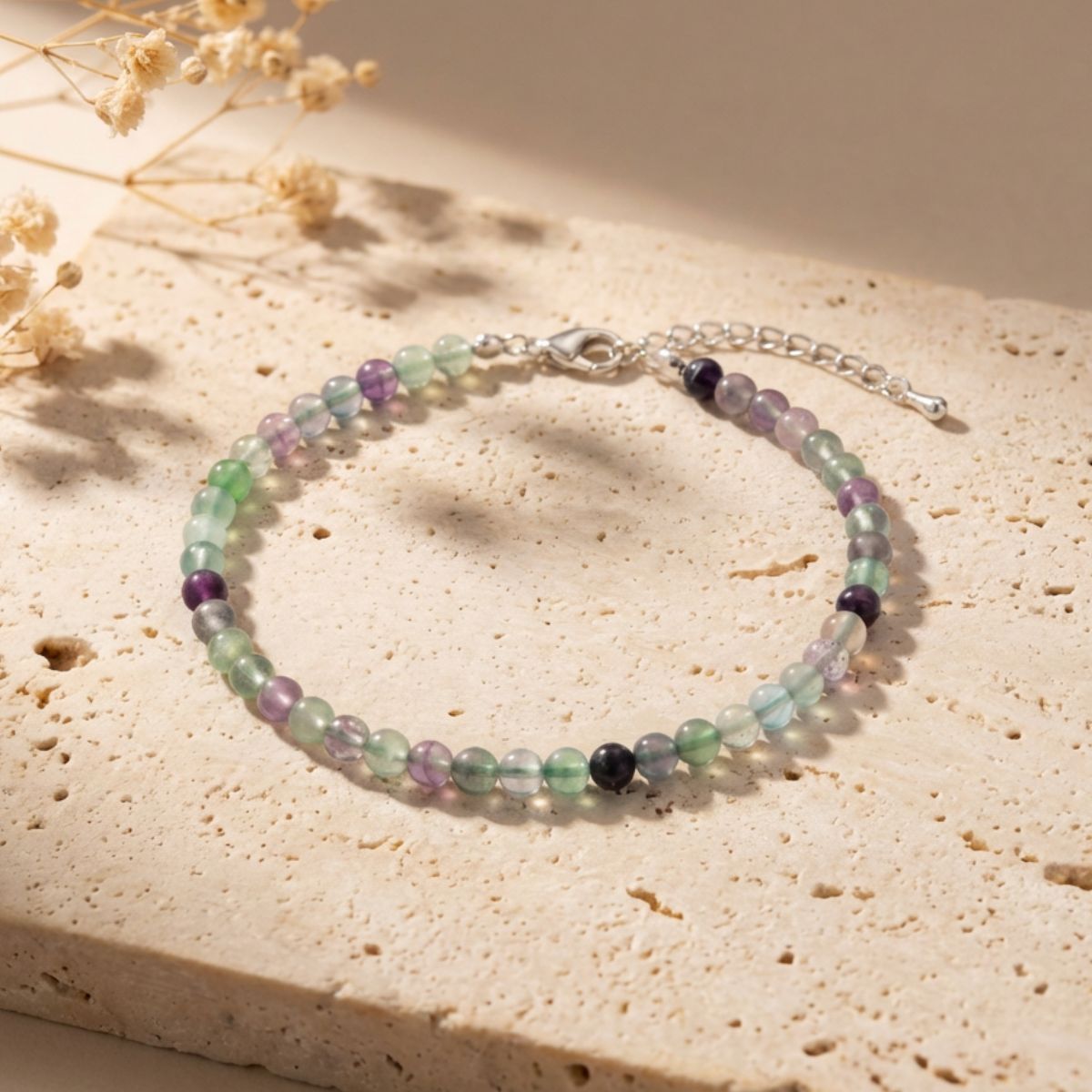 FOCUS MIND FLUORIT FUßKETTE - thatspiritualshop.de