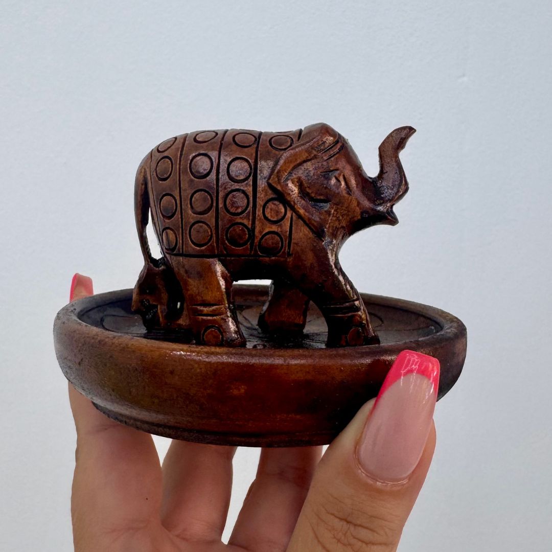 GLÜCKSELEFANT | Räucherstäbchenhalter - thatspiritualshop.de