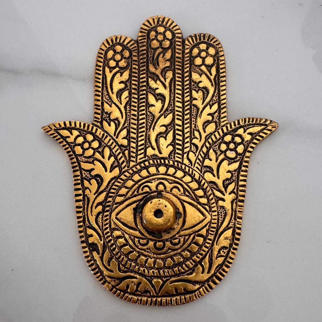 Hamsa Hand | Smudge & Räucherstäbchenhalter - thatspiritualshop.de