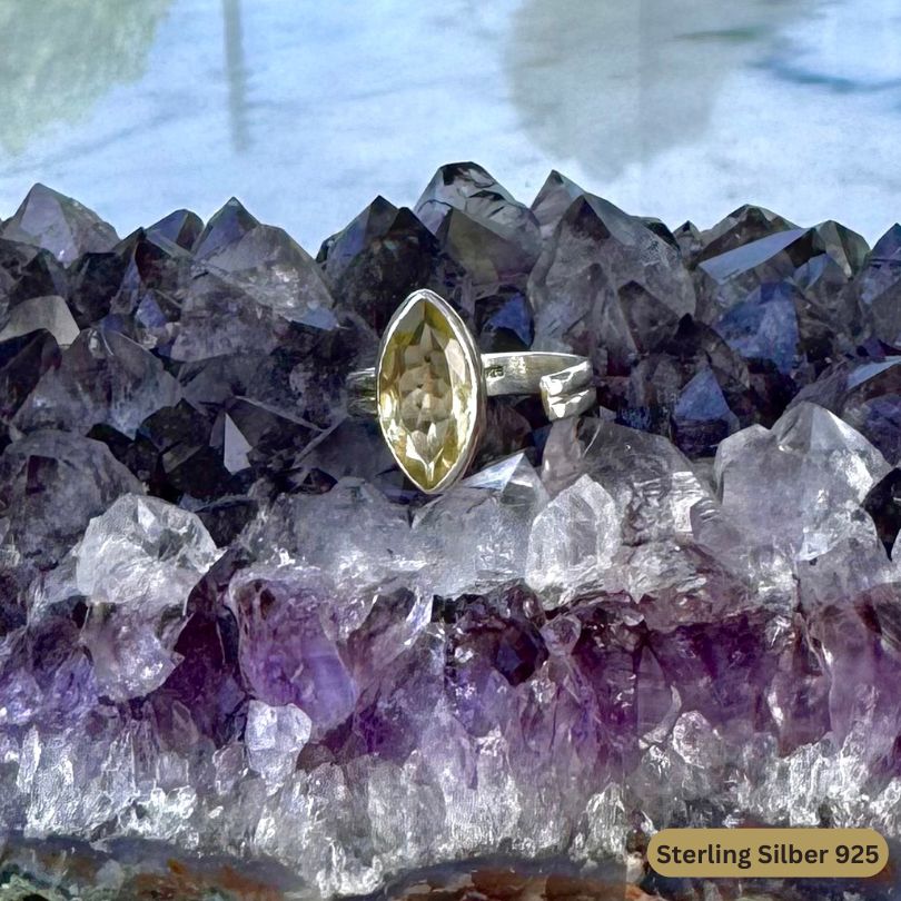 LEMON QUARZ RING LUCKY GIRL - thatspiritualshop.de