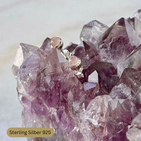 LOVE MAGNET ROSENQUARZ OHRSTECKER - thatspiritualshop.de