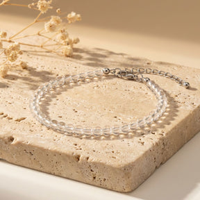 MANIFEST BOOST BERGKRISTALL FUßKETTE - thatspiritualshop.de