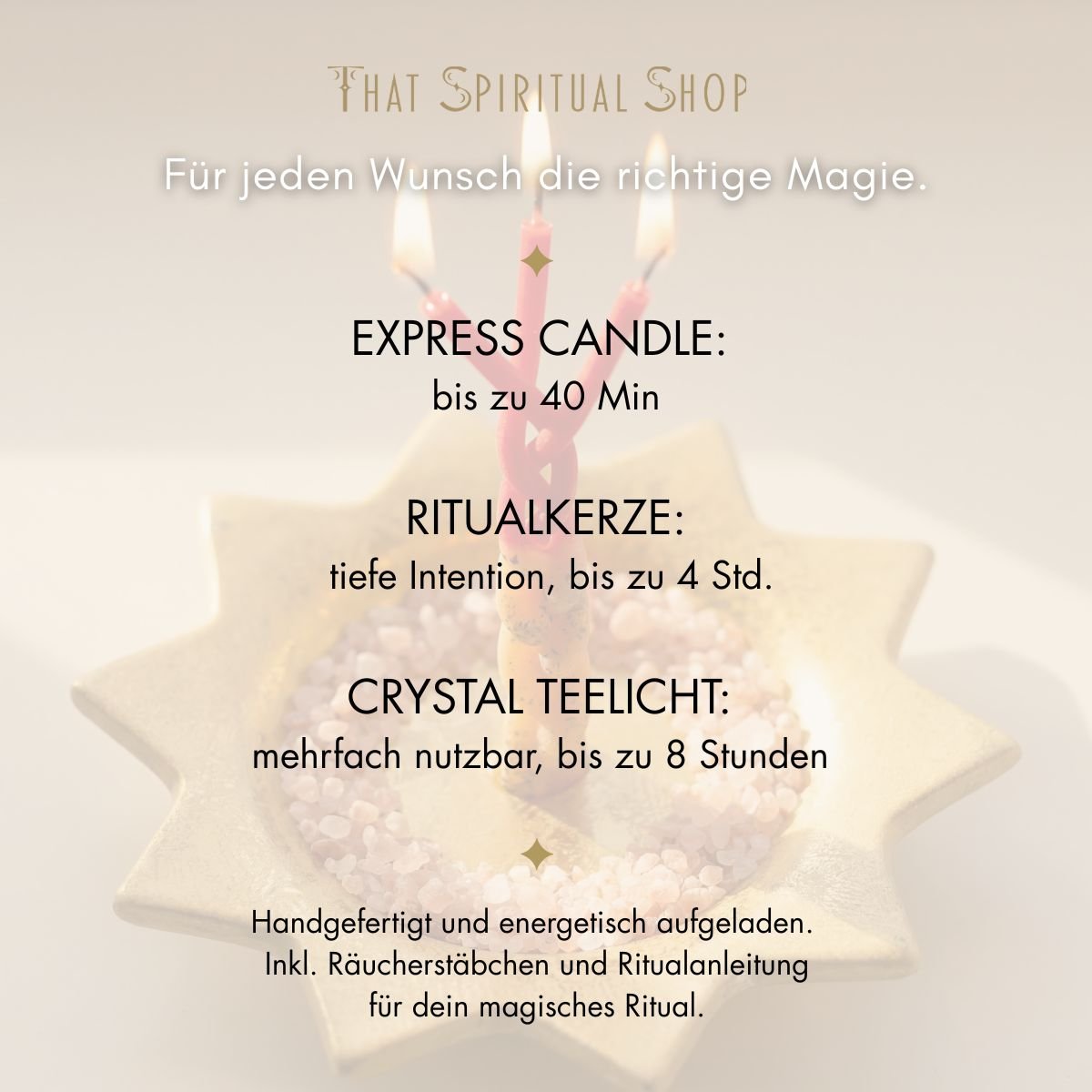 Manifestation Express Candle - thatspiritualshop.de