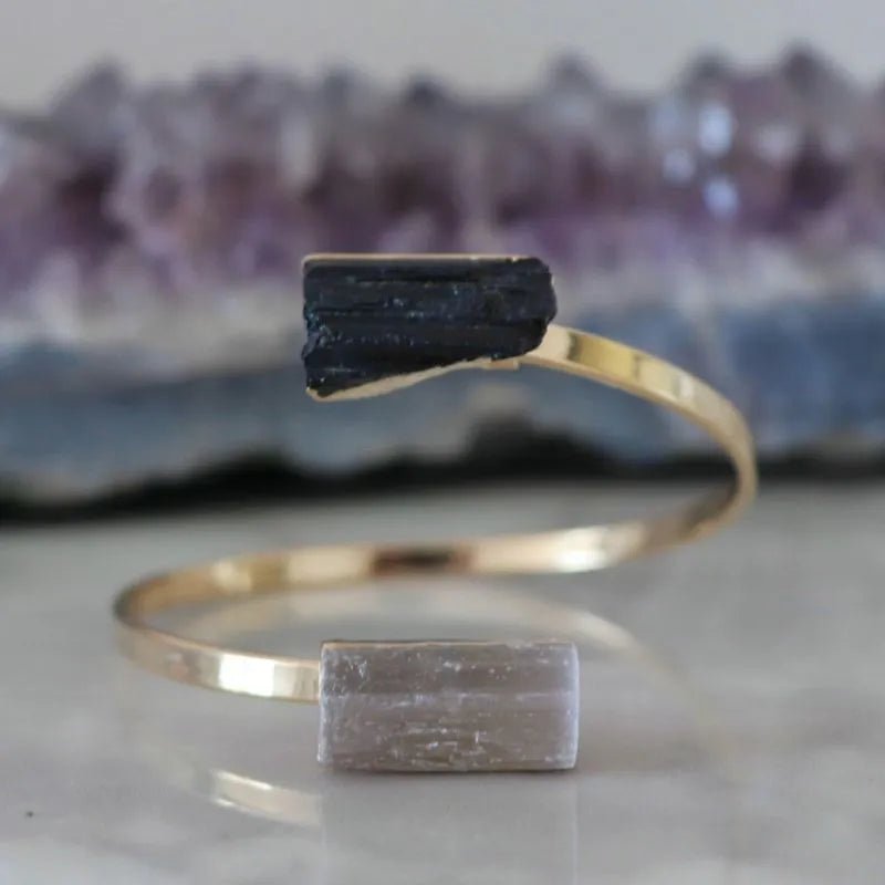 OUTLET Clear Energy Armreif | Gold - thatspiritualshop.de