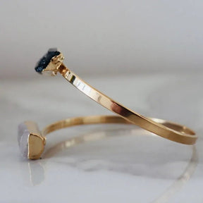 OUTLET Clear Energy Armreif | Gold - thatspiritualshop.de