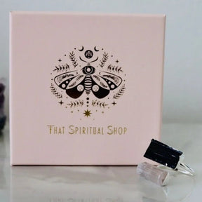 OUTLET Clear Energy Ring | Silber - thatspiritualshop.de