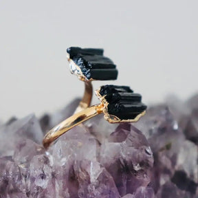 OUTLET Turmalin Ring Protection | Gold - thatspiritualshop.de