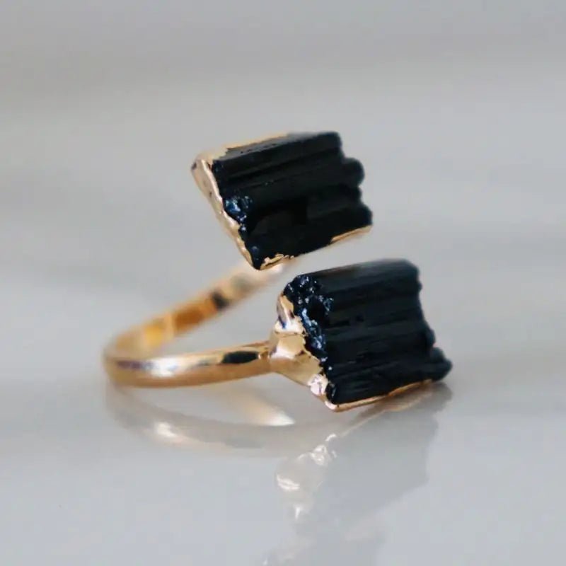 OUTLET Turmalin Ring Protection | Gold - thatspiritualshop.de