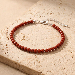 POWER ENERGY JASPIS FUßKETTE - That Spiritual Shop