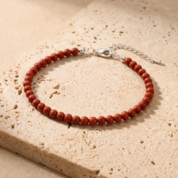 POWER ENERGY JASPIS FUßKETTE - That Spiritual Shop