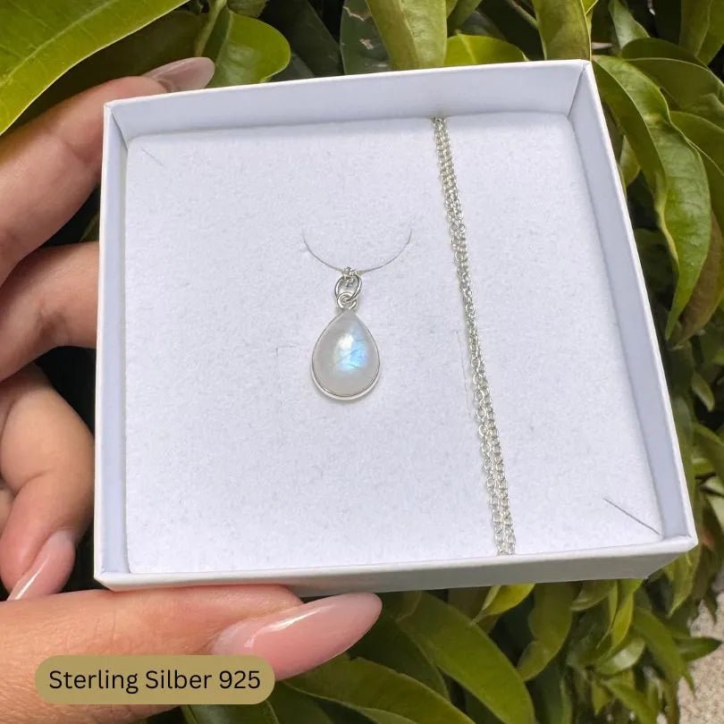 REGENBOGEN MONDSTEIN KETTE - thatspiritualshop.de