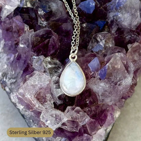 REGENBOGEN MONDSTEIN KETTE - thatspiritualshop.de