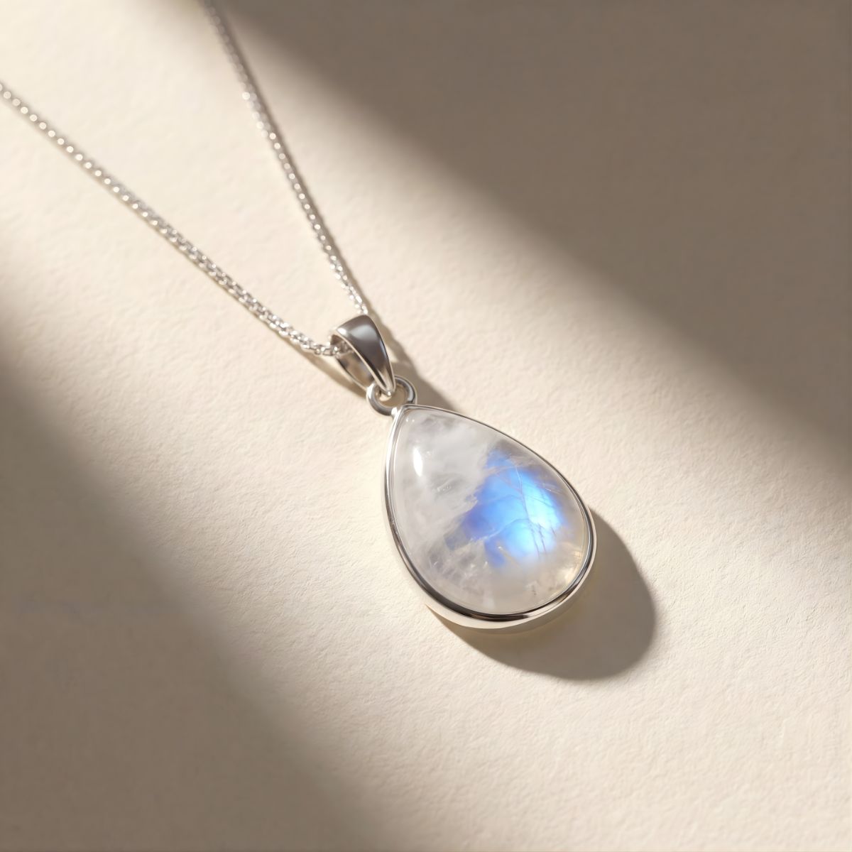 REGENBOGEN MONDSTEIN KETTE - thatspiritualshop.de