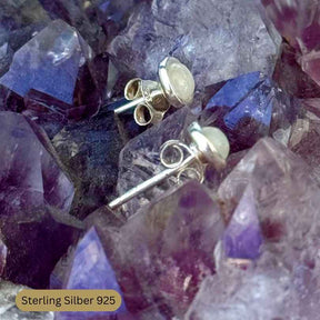 REGENBOGEN MONDSTEIN OHRSTECKER - thatspiritualshop.de