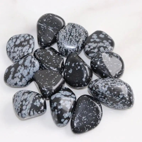 Schneeflocken Obsidian | groß - thatspiritualshop.de