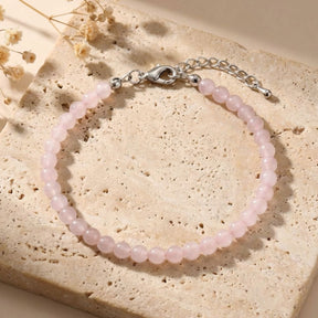 (SELF)LOVE ENERGY ROSENQUARZ FUßKETTE - thatspiritualshop.de