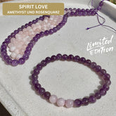 SPIRIT LOVE | AMETHYST UND ROSENQUARZ - thatspiritualshop.de