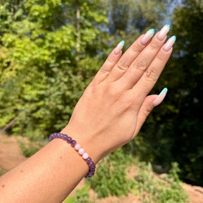 SPIRIT LOVE | AMETHYST UND ROSENQUARZ - thatspiritualshop.de