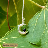 TURMALIN PROTECTION MOND KETTE - thatspiritualshop.de