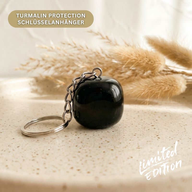 TURMALIN PROTECTION | Schlüsselanhänger - thatspiritualshop.de
